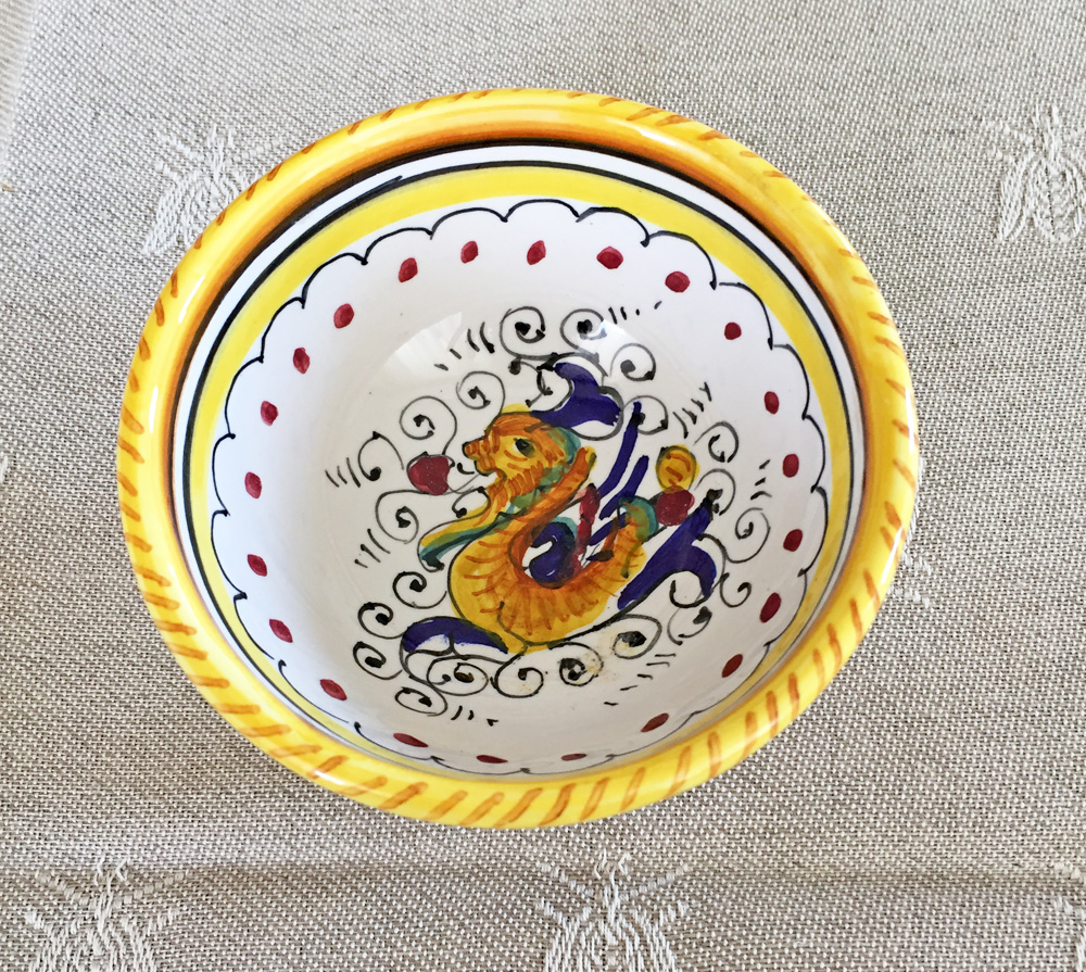 【完売】ウンブリア州デルータのマヨリカ焼陶器 平皿・丸皿 | イタリア好き