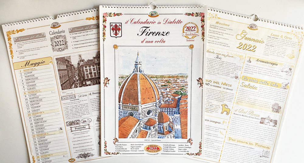 完売】フィレンツェ2022年 昔ながらの言い伝えカレンダー | イタリア好き